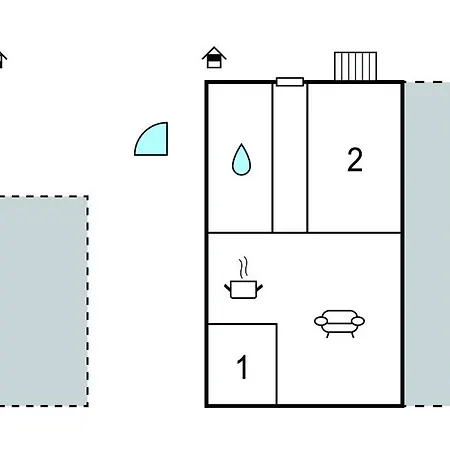 2 Bedroom Cozy In Lägenhet